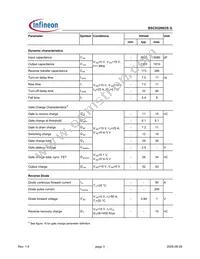 BSC032N03SG Datasheet Page 3