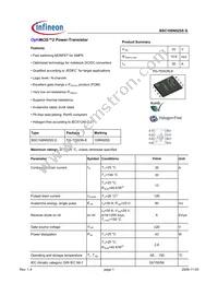 BSC106N025S G Datasheet Cover