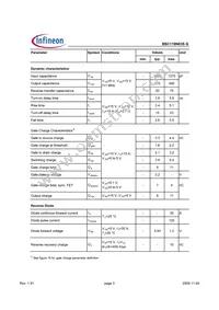 BSC119N03S G Datasheet Page 3