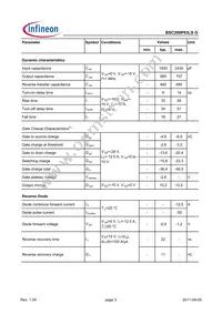 BSC200P03LSGAUMA1 Datasheet Page 3