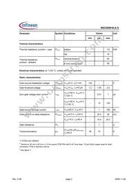 BSC205N10LS G Datasheet Page 2