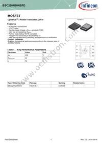 BSC220N20NSFDATMA1 Cover