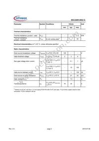 BSC240N12NS3 G Datasheet Page 2