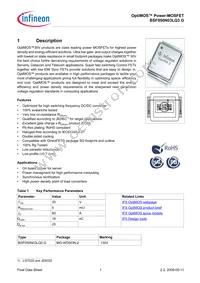 BSF050N03LQ3GXUMA1 Datasheet Page 2