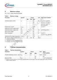 BSF050N03LQ3GXUMA1 Datasheet Page 3