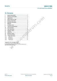 BSH111BKR Datasheet Page 16