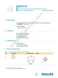 BSH114 Datasheet Page 2