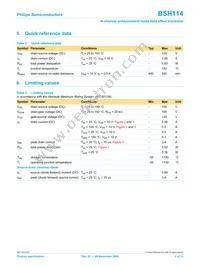 BSH114 Datasheet Page 3