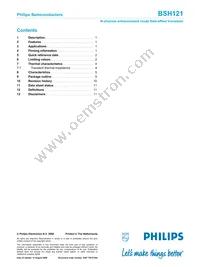 BSH121 Datasheet Page 14