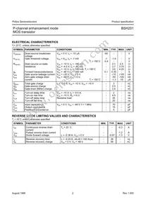 BSH201 Datasheet Page 3