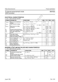 BSH202 Datasheet Page 3