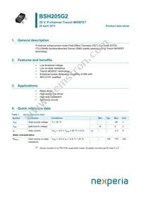 BSH205G2VL Datasheet Cover