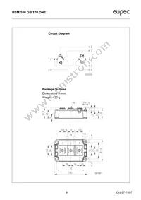 BSM100GB170DN2HOSA1 Datasheet Page 9