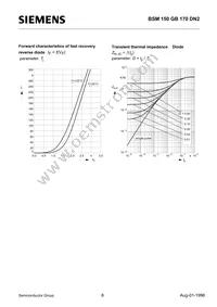 BSM150GB170DN2HOSA1 Datasheet Page 8