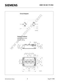 BSM150GB170DN2HOSA1 Datasheet Page 9