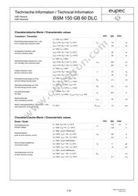 BSM150GB60DLCHOSA1 Datasheet Page 2