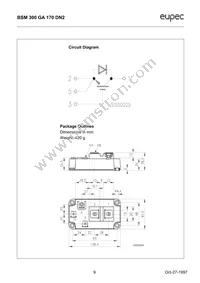 BSM300GA170DN2HOSA1 Datasheet Page 9