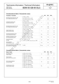 BSM50GB60DLCHOSA1 Datasheet Page 2