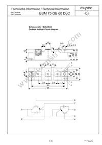 BSM75GB60DLCHOSA1 Datasheet Page 8