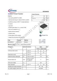 BSO064N03S Datasheet Cover