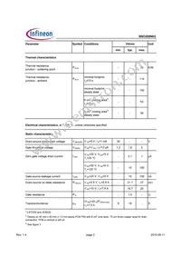 BSO200N03 Datasheet Page 2