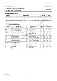 BSP130 Datasheet Page 4