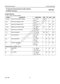 BSP220 Datasheet Page 4
