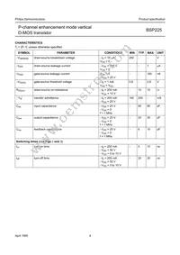 BSP225 Datasheet Page 5