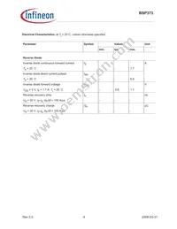 BSP373L6327HTSA1 Datasheet Page 4