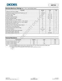 BSP75GTA Datasheet Page 3