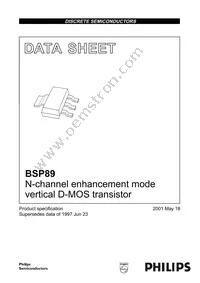 BSP89 Datasheet Page 2
