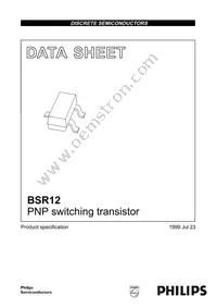 BSR12 Datasheet Cover