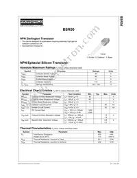 BSR50_J35Z Datasheet Cover