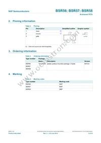 BSR57 Datasheet Page 2