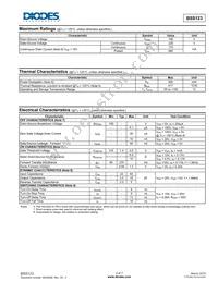 BSS123-7 Datasheet Page 2