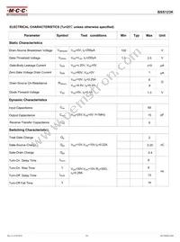 BSS123K-TP Datasheet Page 2