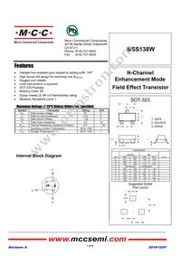 BSS138W-TP Datasheet Cover