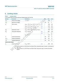 BSS192 Datasheet Page 4