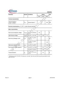 BSS205NL6327HTSA1 Datasheet Page 2