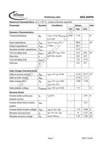 BSS209PW Datasheet Page 3