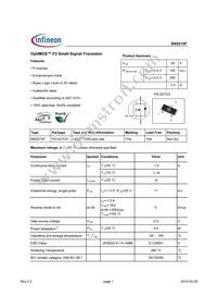 BSS215PL6327HTSA1 Datasheet Cover