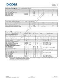 BSS84-7 Datasheet Page 2