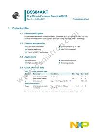 BSS84AKT Datasheet Page 2