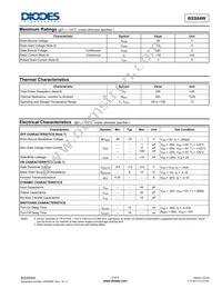 BSS84W-7 Datasheet Page 2