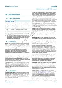 BSS87 Datasheet Page 15