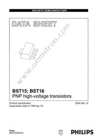 BST16 Datasheet Cover