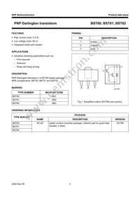 BST61 Datasheet Page 3