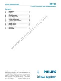 BST82 Datasheet Page 14