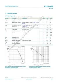 BT131-600E Datasheet Page 3