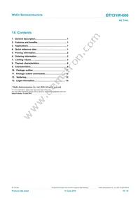 BT131W-600 Datasheet Page 16